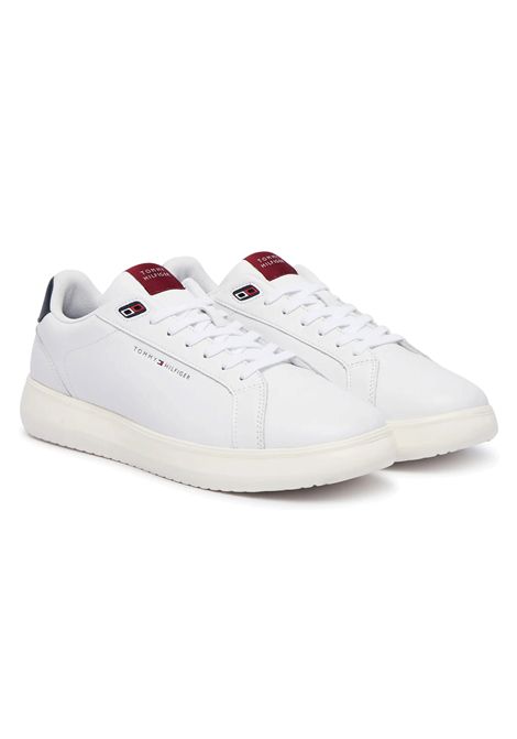 Tommy Hilfiger Chunky Leather Sneakers White Men TOMMY HILFIGER | Sneakers | FM0FM06000-0GY